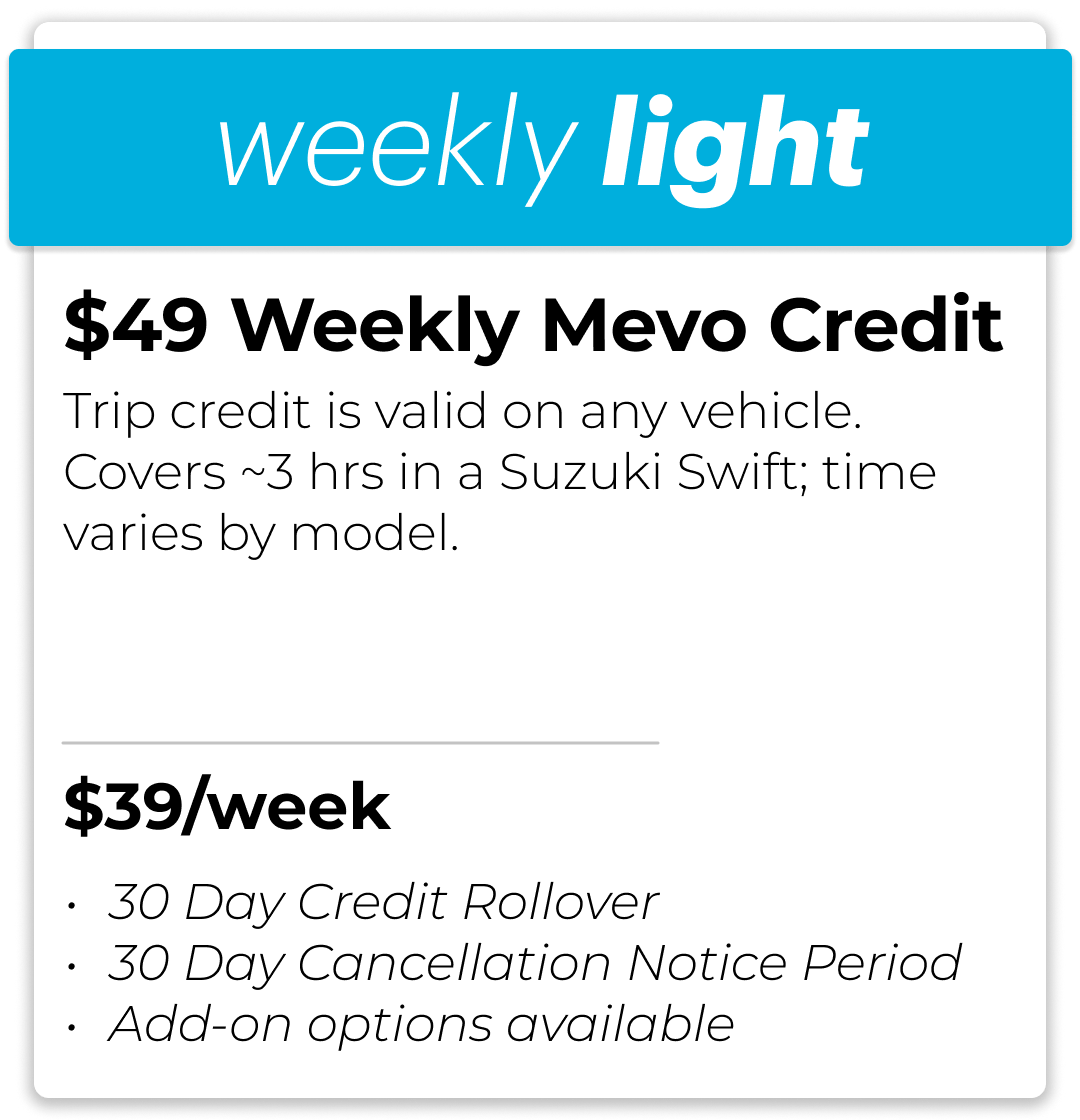 Mevo Weekly Plan Light